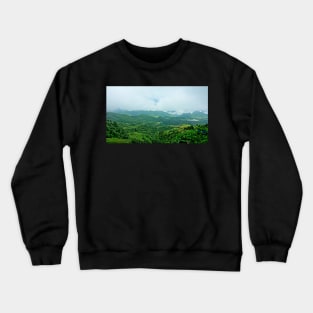 Vietnam - Route de Ha Giang à Dong Van. Rizière Crewneck Sweatshirt